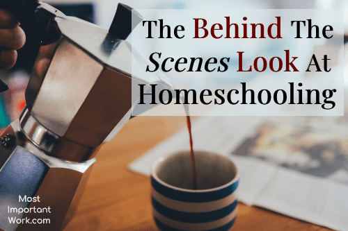The Behind the Scenes Look At Homeschooling