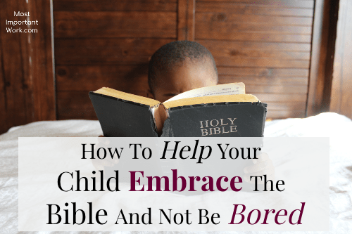 child Bible Reading