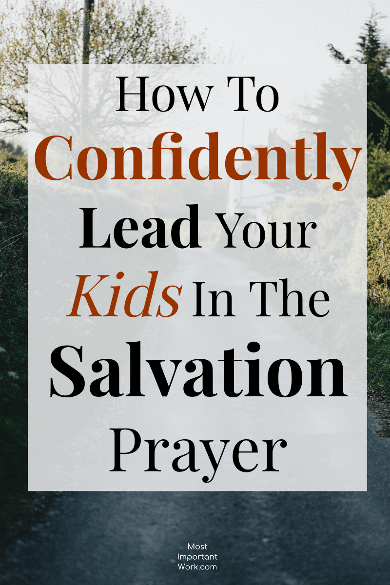 salvation prayer for kids